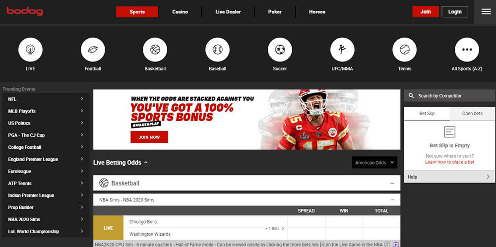 Bodog Sports Betting Review 2023