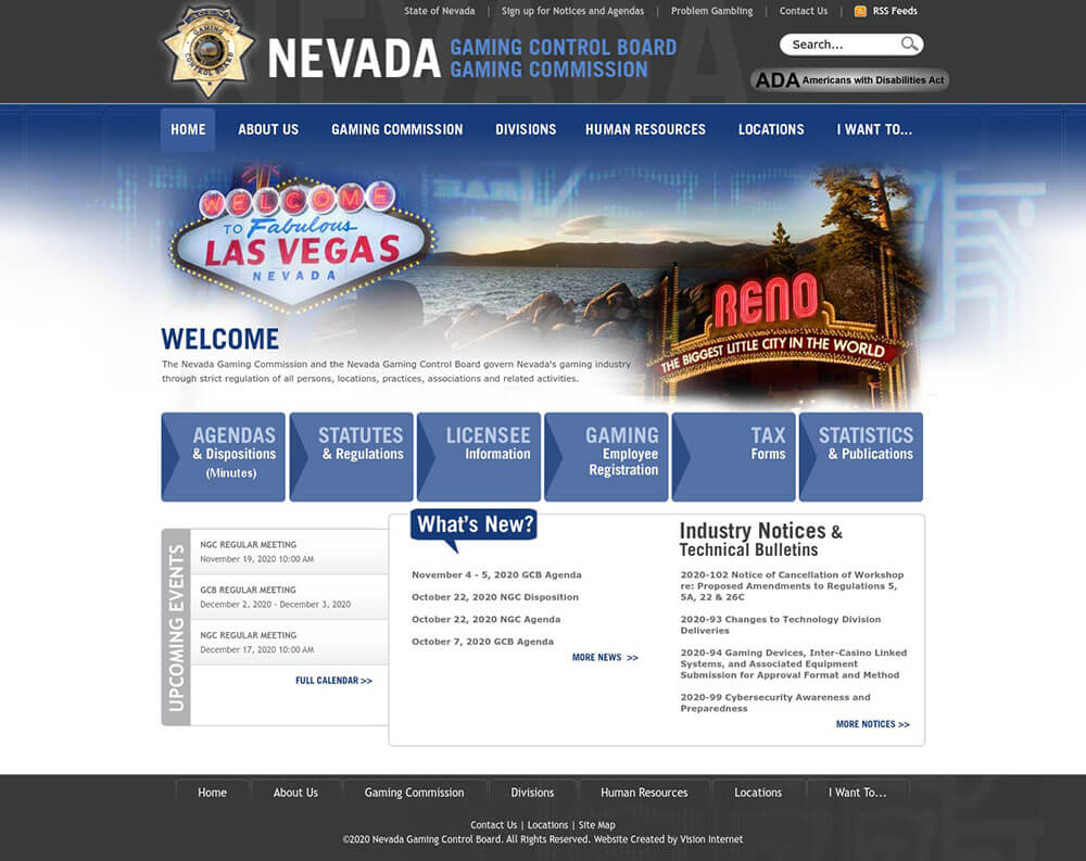 Nevada Boost for US Sports Betting